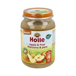 Holle Potito Manzana y Pera 4 Meses 190 Gr