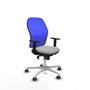 PIQUERAS Y CRESPO Silla de oficina Jorquera Gris claro y Azul