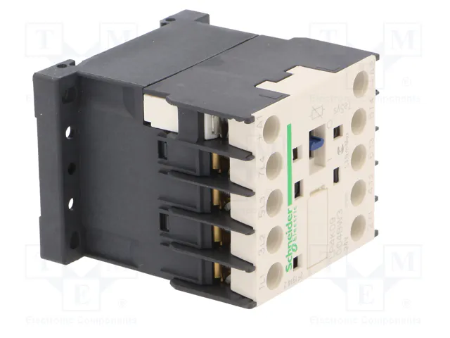 Schneider Electric Contactor TeSys K 4-polar 9A 24VDC Schneider Electric Contactor TeSys K 4-polar 9A 24VDC