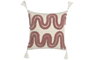 DKD Home Decor Cojín de Poliéster con Borlas, Pack de 2