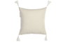 DKD Home Decor Cojín de Poliéster con Borlas, Pack de 2