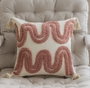 DKD Home Decor Cojín de Poliéster con Borlas, Pack de 2