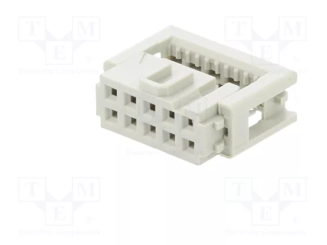 HARTING Conector IDC hembra de 10 pines serie SEK recto HARTING Conector IDC hembra de 10 pines serie SEK recto