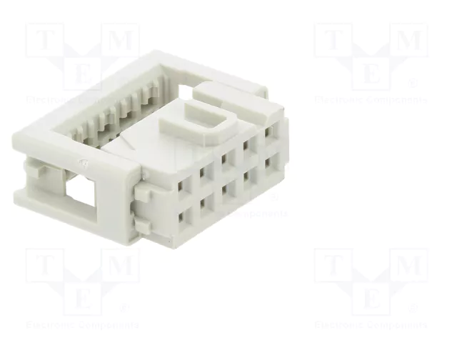 HARTING Conector IDC hembra de 10 pines serie SEK recto HARTING Conector IDC hembra de 10 pines serie SEK recto