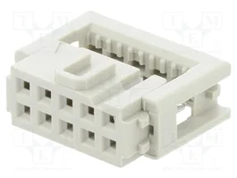 HARTING Conector IDC hembra de 10 pines serie SEK recto