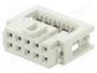 HARTING Conector IDC hembra de 10 pines serie SEK recto