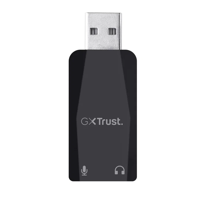 Trust Micrófono Gaming GXT 212 para PC, USB/3.5mm Omnidireccional con Reducción de Ruido, Incluye Trípode Ajustable, 1.8m Cable - Negro/Rojo