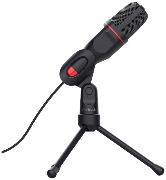 Trust Gaming GXT 212 Mico Micrófono Omnidireccional con Trípode y Adaptador USB