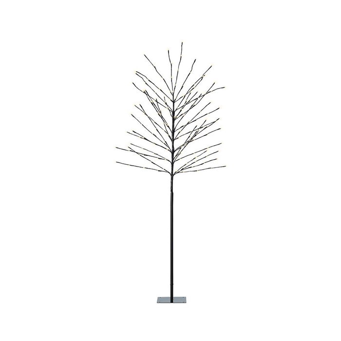 Lumineo Árbol iluminado exterior 160 LEDs luz cálida Ø70 cm x 1,80 m