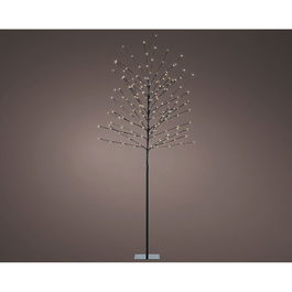 Lumineo Árbol iluminado exterior 160 LEDs luz cálida Ø70 cm x 1,80 m