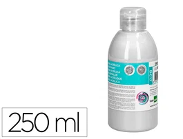 Liderpapel Pintura acrílica multisuperficie bote 250 ml blanco