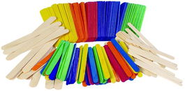Palillos Polo Niefenver Colores Surtidos 100 Ud (114X10X2.2Mm)