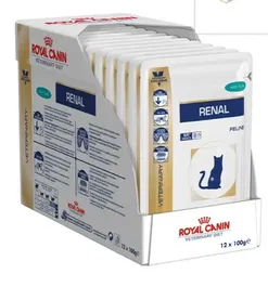 Royal Canin Alimento Húmedo para Gatos Feline Renal Fish 12 Sobres de 85 gr
