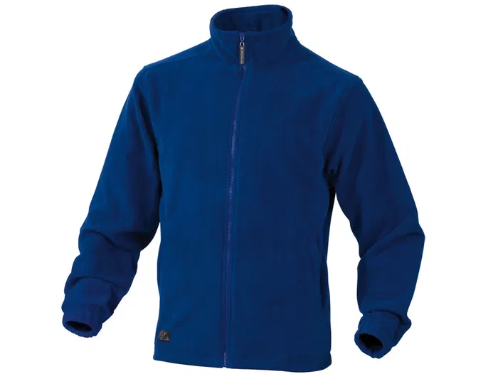 Deltaplus Chaqueta Polar con Cremallera y 2 Bolsillos, Lana Poliéster 280 g/m², Color Azul, Talla 3XL