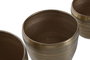DKD Home Decor Set de 4 Maceteros de Aluminio Dorado 16x16,5x15,5 cm