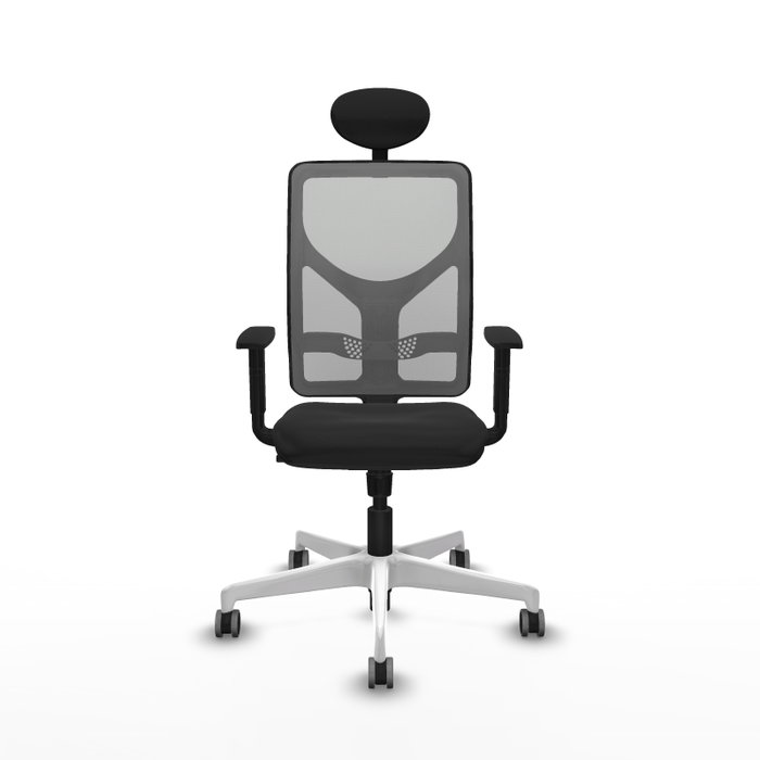 PIQUERAS Y CRESPO Silla de oficina Motilla con mecanismo Sincro, Negro y Gris PIQUERAS Y CRESPO Silla de oficina Motilla con mecanismo Sincro, Negro y Gris
