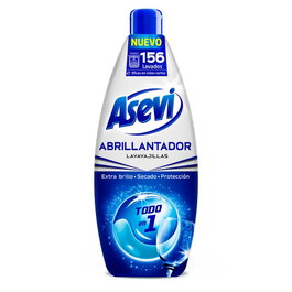 Asevi Abrillantador Lavavajillas Todo en 1, 625 ml - 156 Lavados, Extra Brillo y Secado, Eficaz en Ciclos Cortos