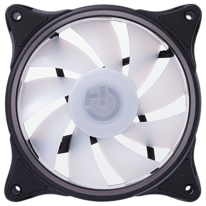 Hiditec N18 ARGB Ventilador de caja 120 mm Negro