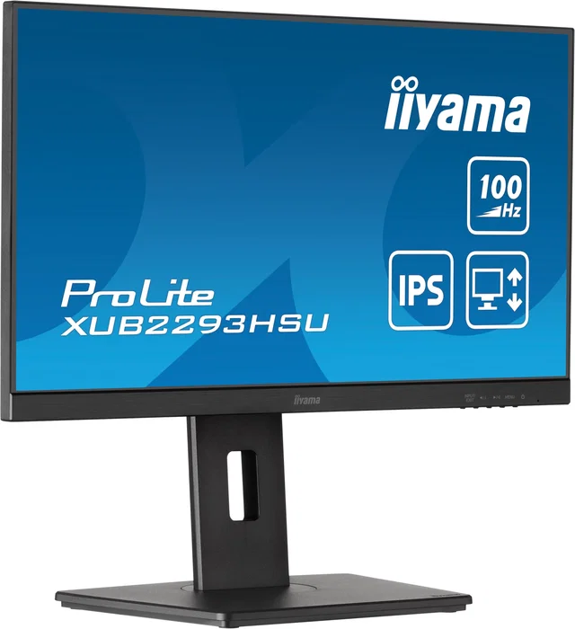 Iiyama ProLite XUB2293HSU-B7 Monitor LED IPS 21.5" Full HD 1920x1080 100Hz 1ms AMD FreeSync con Hub USB, Altavoces, Ajuste en Altura y Soporte VESA