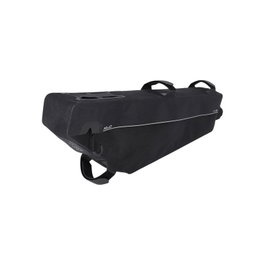 XLC BA-S45 Bolsa al Cuadro Bicicleta 4.5L Negro Impermeable Reflectante Talla L
