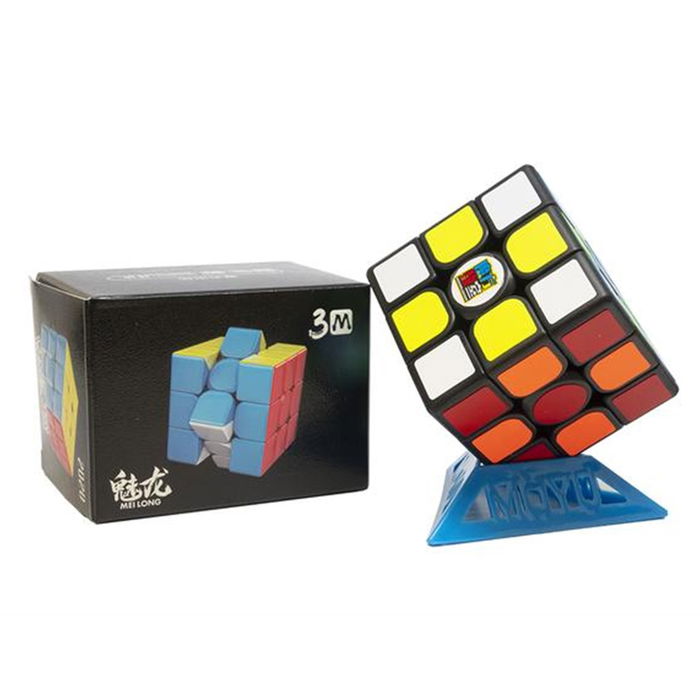 Moyu Cubo Rubik Meilong 3x3 Magnético Negro