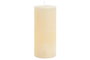 DKD Home Decor Vela Pilar de Cera de Parafina Crema 7x7x15 cm