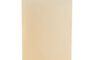 DKD Home Decor Vela Pilar de Cera de Parafina Crema 7x7x15 cm