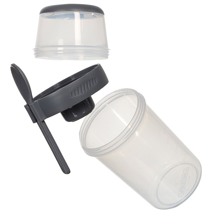 Cook Concept Take Away Fiambrera 3 Compartimentos Ensaladas con Tenedor