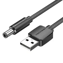 Vention CEYBG Cable de Alimentación USB-A Macho a DC 5.5mm Macho 1.5m Negro