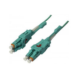 Synergy21 LWL-2 Cable de parcheo de fibra óptica LC-LC 15m OM3 50/125um Uniboot Push/Pull AD=2mm