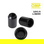 Omp OMPS09721201 Juego De 4 Tuercas Estrella M12x1.5 Conico Largo 36 mm Llave 17-19 Color Negro Din 10.9