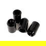 Omp OMPS09721201 Juego De 4 Tuercas Estrella M12x1.5 Conico Largo 36 mm Llave 17-19 Color Negro Din 10.9