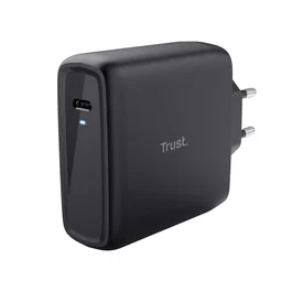 Trust Maxo Cargador de Pared 100W USB-C con Cable 2m, Negro, Universal, PD 3.0, Protección Sobrecarga/Sobrecalentamiento