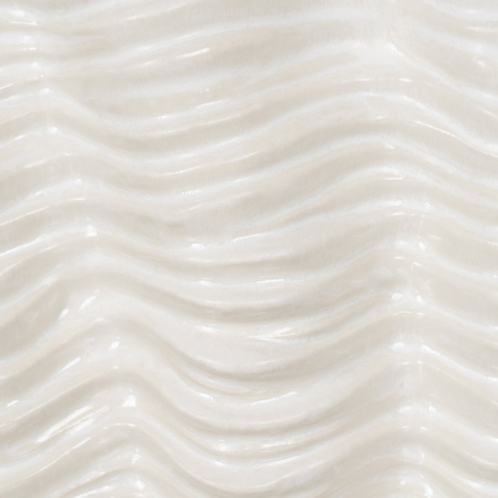 Centro Mesa Crema Cerámica Decoración 49 X 21,50 X 29 cm