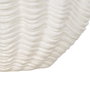 Centro Mesa Crema Cerámica Decoración 49 X 21,50 X 29 cm