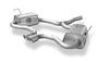 Fox Silenciador Trasero para MINI COOPER S CABRIO R52 con Colas Pulidas