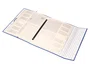 Liderpapel Carpeta clasificadora de 12 departamentos, folio prolongado, azul