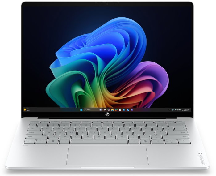 HP OmniBook 5 Ryzen AI 9 465 14 2K OLED Táctil 32GB 1TB Plata