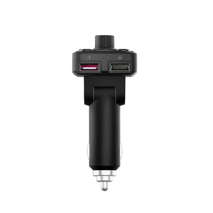 Energy Sistem Car FM Xtra Transmisor FM Bluetooth/USB para Coche con Pantalla LCD 1.4", Radio FM 87.5-108 MHz, Lector MicroSD/SD, Entrada AUX y Manos Libres - Negro