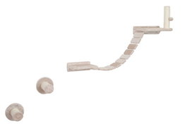 Kerbl Pared Escalada Matterhorn 6 Piezas Sisal Beige 15cm 29cm 85cm