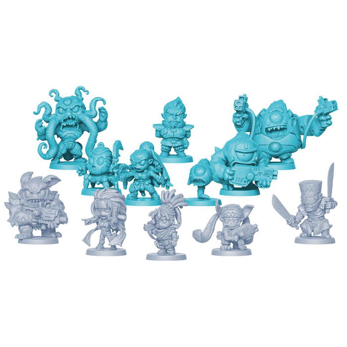 CMON Starcadia Quest - Juego de Mesa de Miniaturas en Español, PEGI 14, 2-4 Jugadores, 60 Min, de CMON