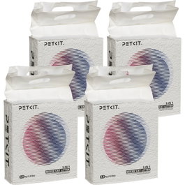 Petkit EverClean Arena para Gatos 5 en 1, Pack de 4 unidades de 3,6 kg cada una