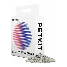Petkit Arena para Gatos Tofu 5 en 1 con Carbón Activado, Grumosa y Sin Polvo, 4 Bolsas