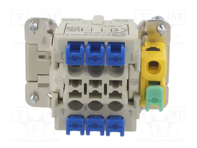 HARTING Han® ES Press Conector Hembra HDC 6 Pines
