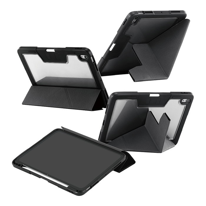 PanzerGlass CARE Essential Case TPU Negro para iPad Air 11 pulgadas (2024-2025) - Funda Compatible con Apple