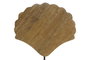 DKD Home Decor Decoración Mango Metal 17x5x29 Concha Blanco