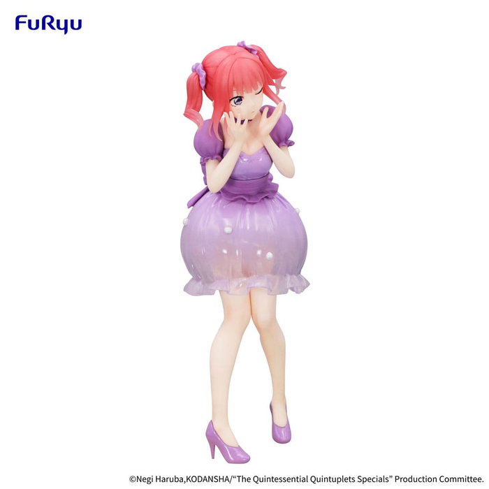 The Quintessential Quintuplets Estatua PVC Trio-Try-iT Nakano Nino Pastel Dress Ver. 21 cm