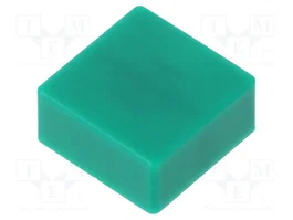 Aratas (Formerly Omron Components) Botón a presión cuadrado verde 5,5mm