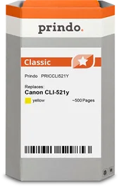 Prindo Cartucho de tinta amarillo PRICCLI521Y Classic