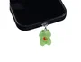 Wondee Mobile Charm Funny Frog Fresa Relámpago - Protector Decorativo para Puertos Type-C/Lightning, 25x10x20 mm